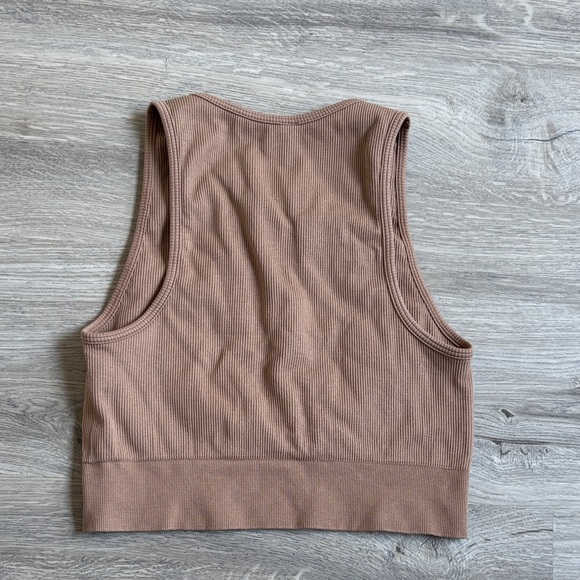 Babaton Ribbed Tank Top - Tan - Picture 3 of 3